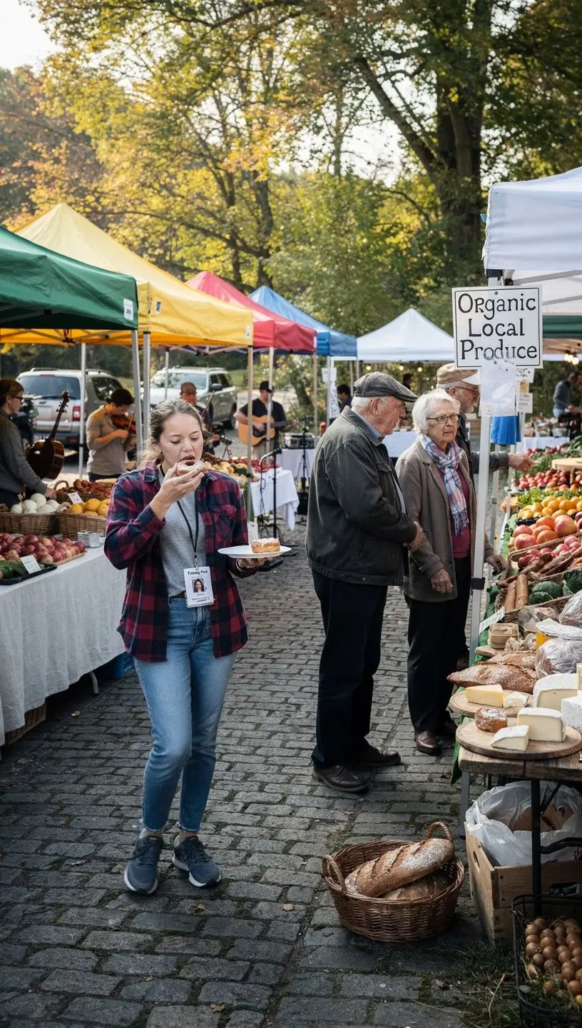 Дегустационные пропуска и брошюры с информацией о местных кулинарных достопримечательностях США.